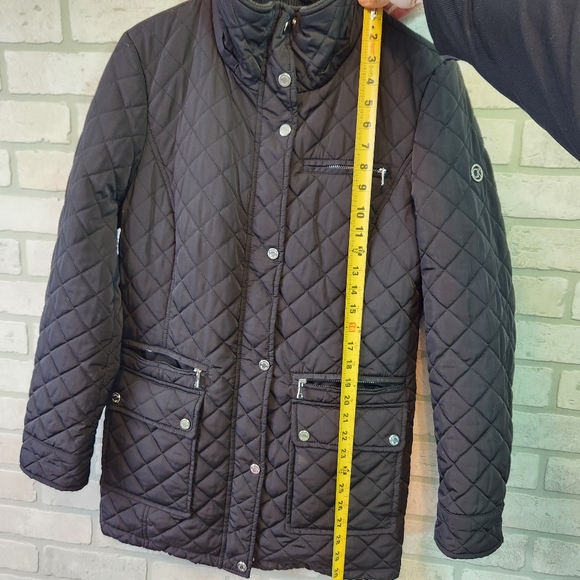 Calvin Klein Womens Quilted Water Resistant Full Zip Coat Size M - Picture 15 of 15